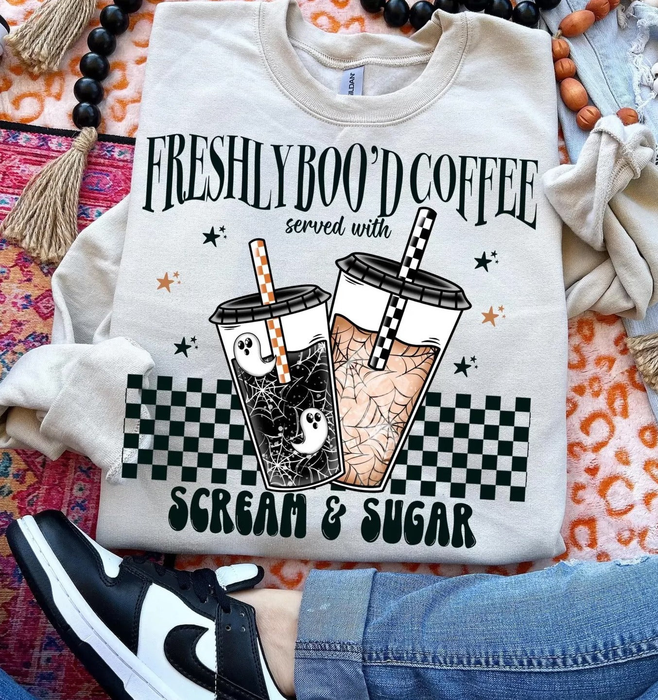 Freshly booed coffee tee or sweatshirt