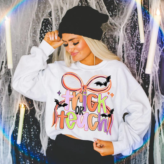 Trick or teach tee or sweatshirt