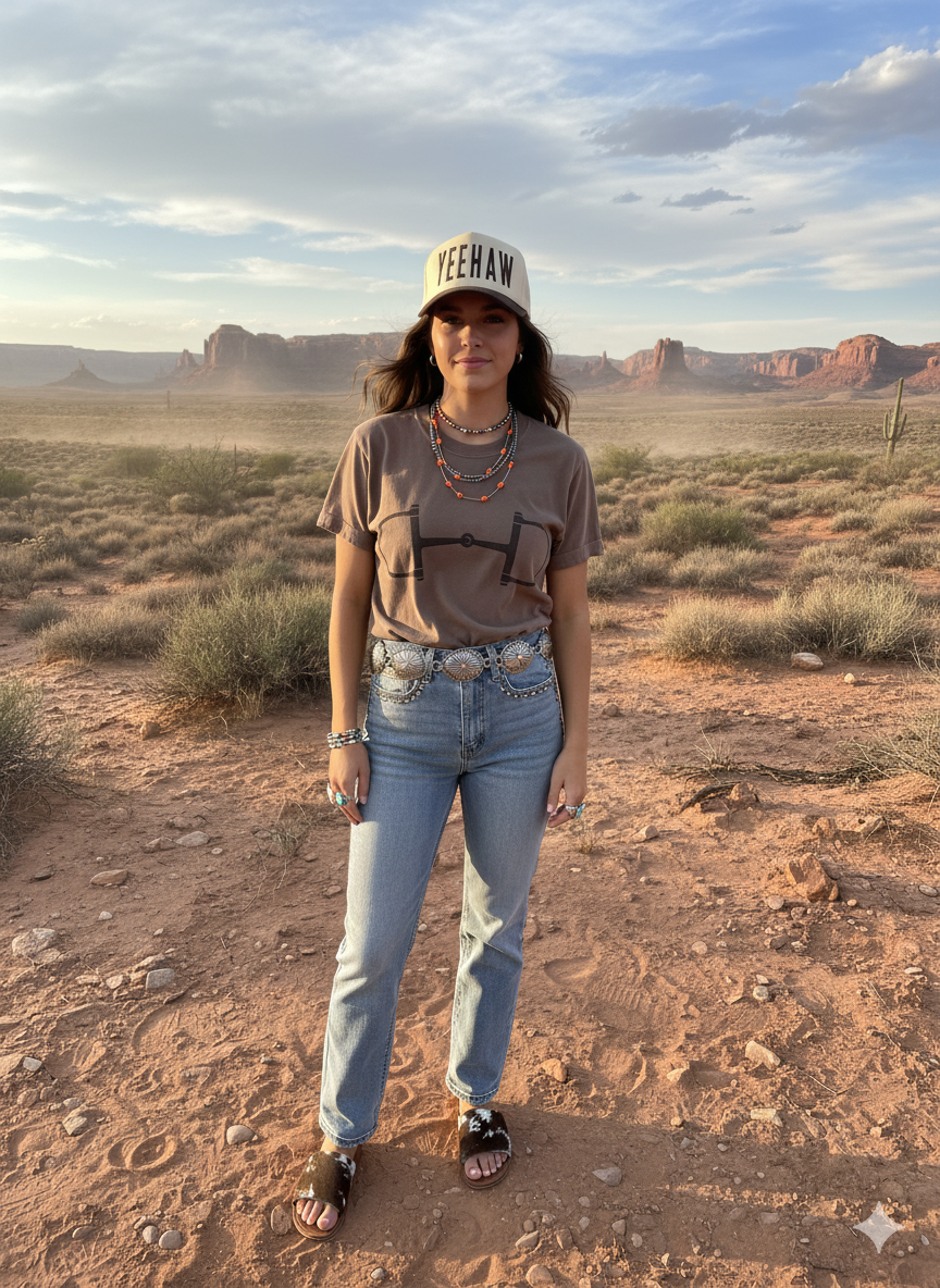 Western Horse Bit Graphic Tee