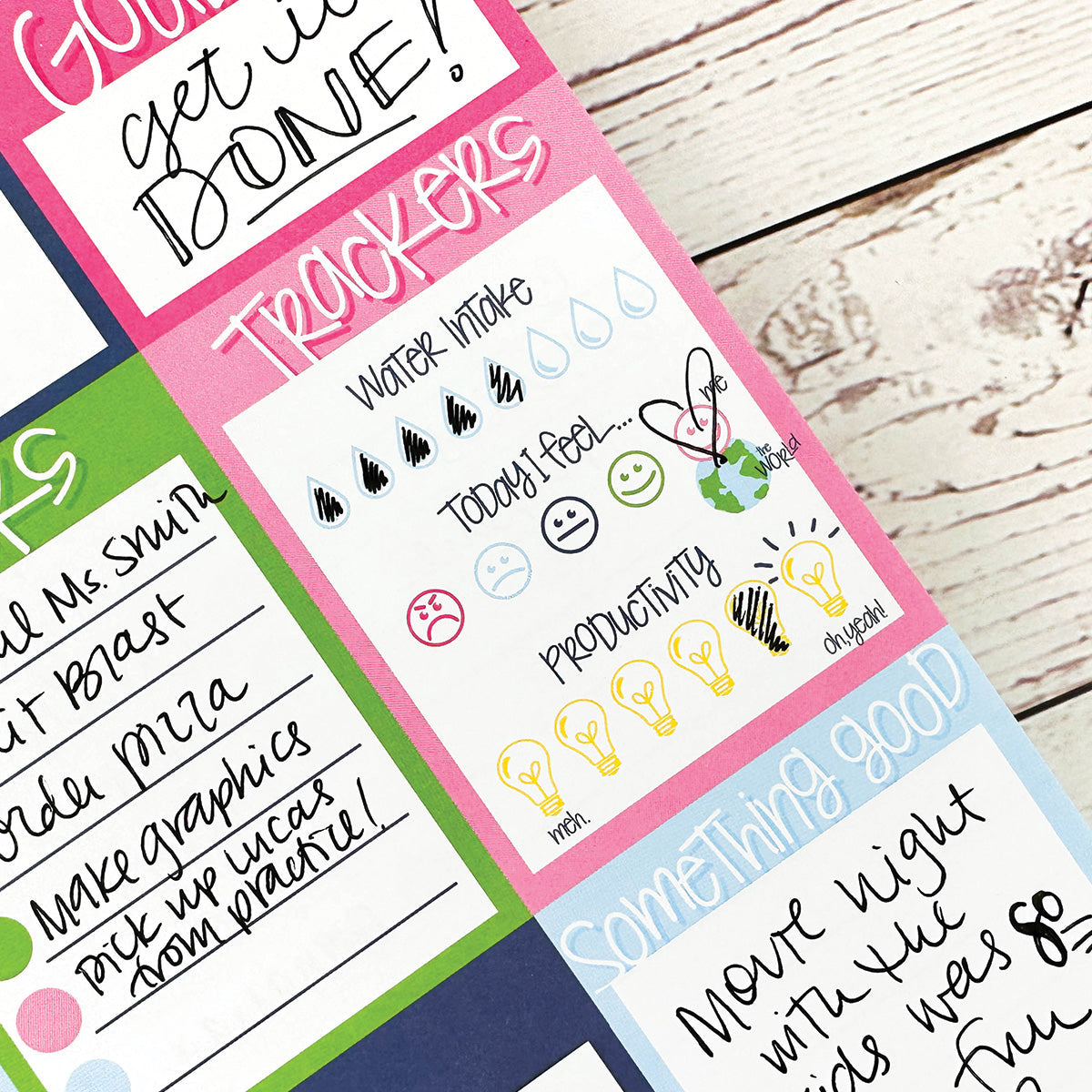 Peek at the Day™ Daily Planner Pad