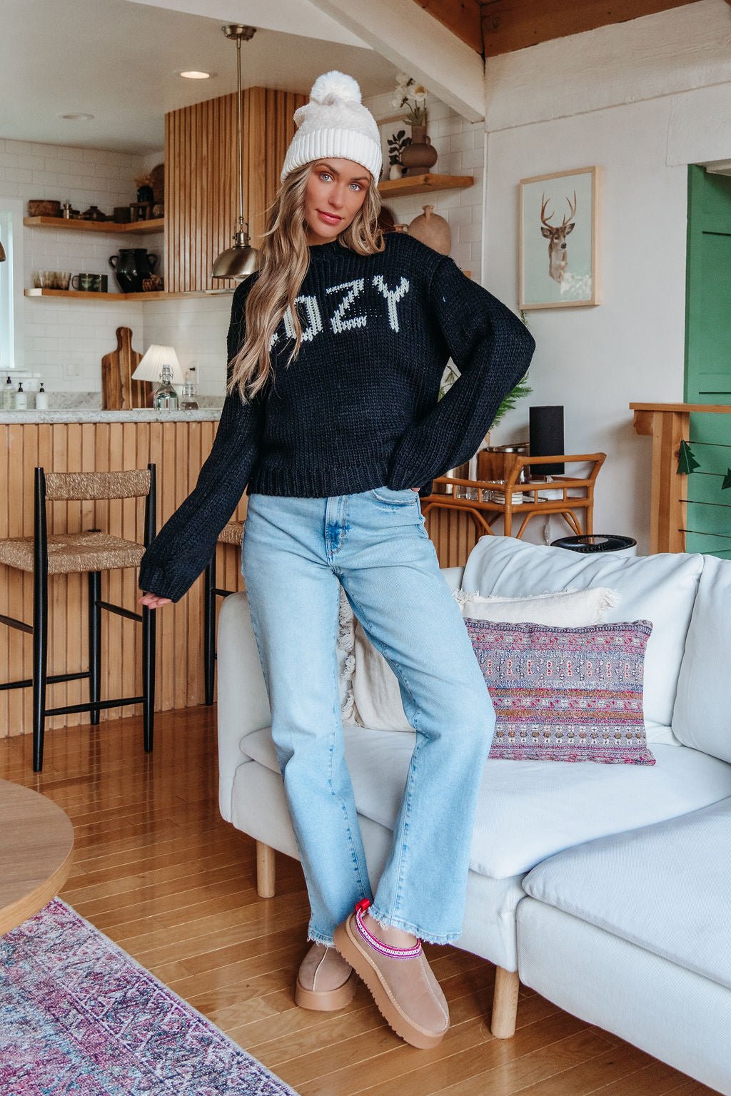Black Cozy Pullover Sweater - FINAL SALE