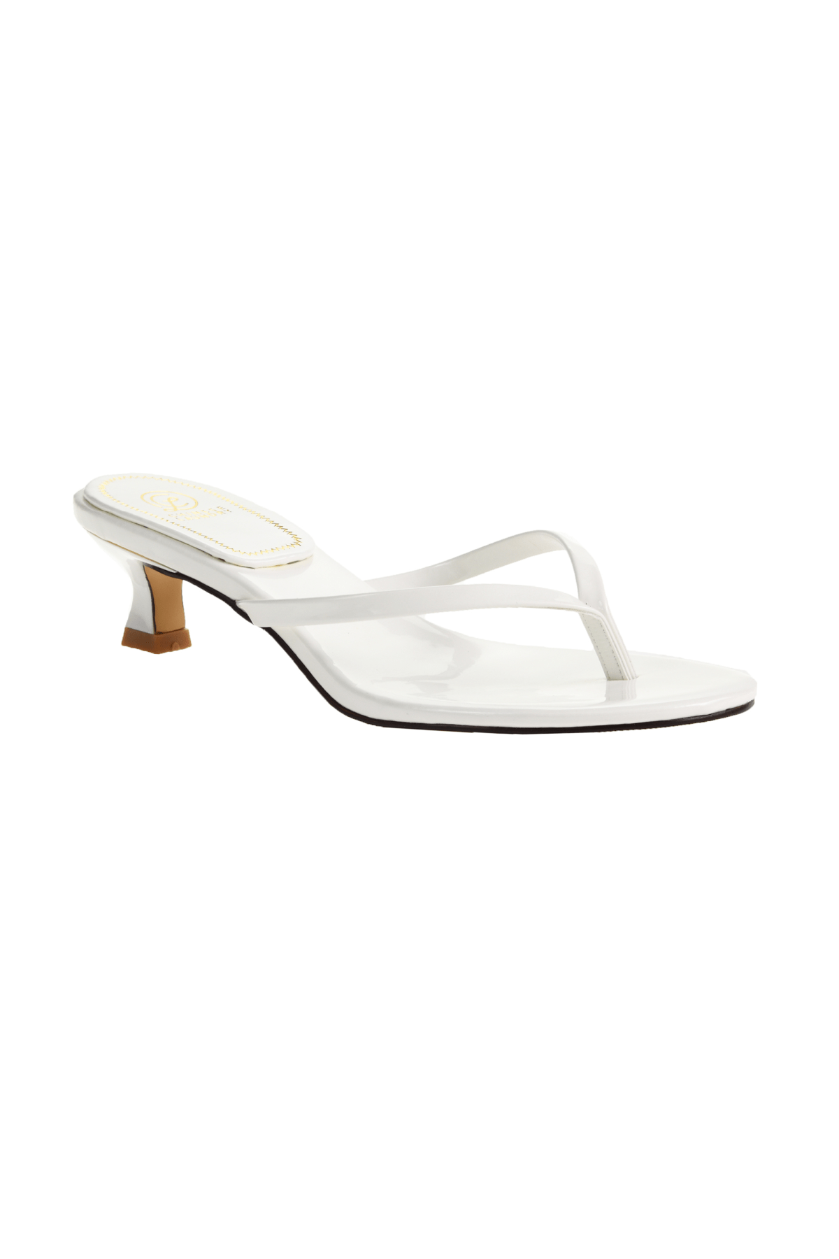 Chinese Laundry Brissa White Kitten Thong Sandals - FINAL SALE