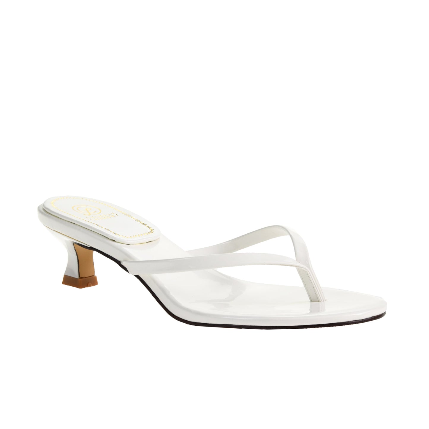 Chinese Laundry Brissa White Kitten Thong Sandals - FINAL SALE