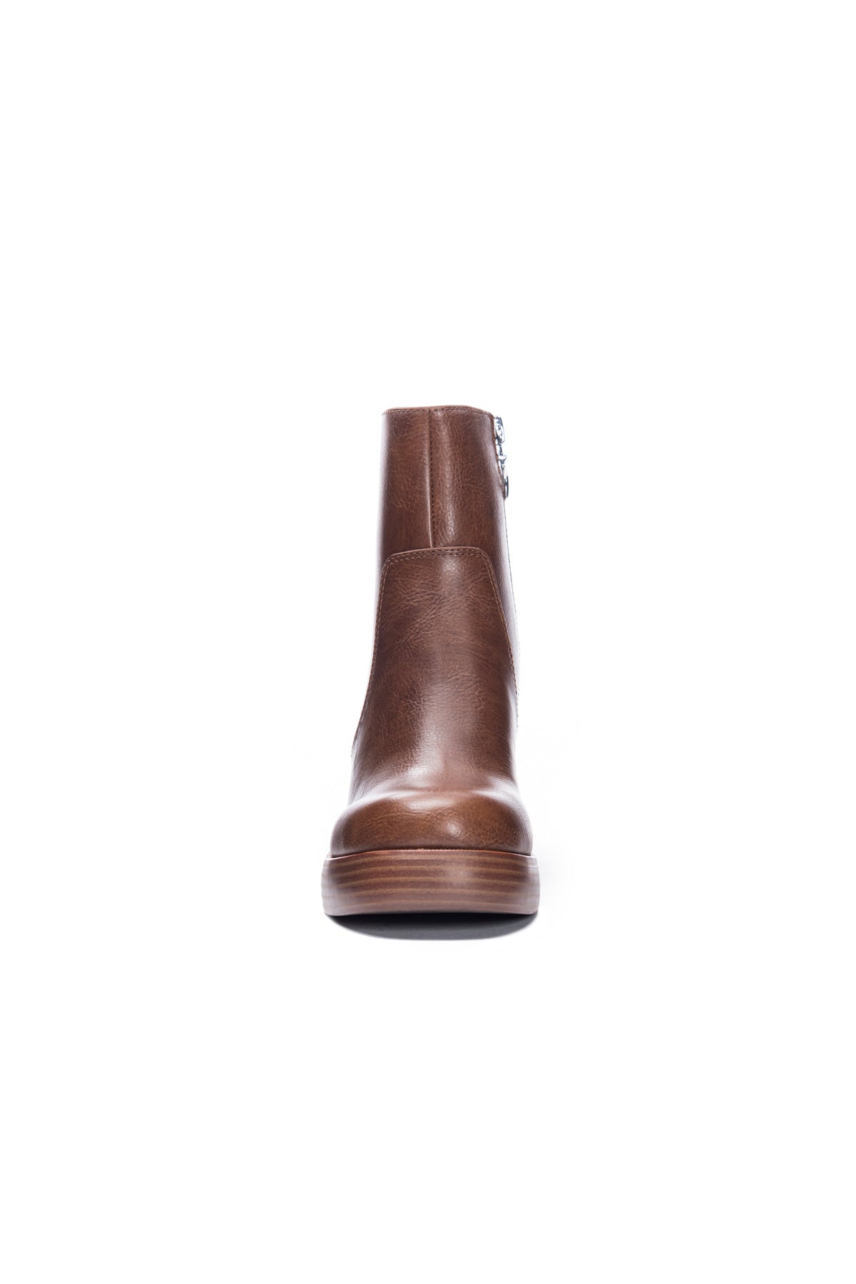 Chinese Laundry Groovy Brown Heeled Ankle Boots - FINAL SALE