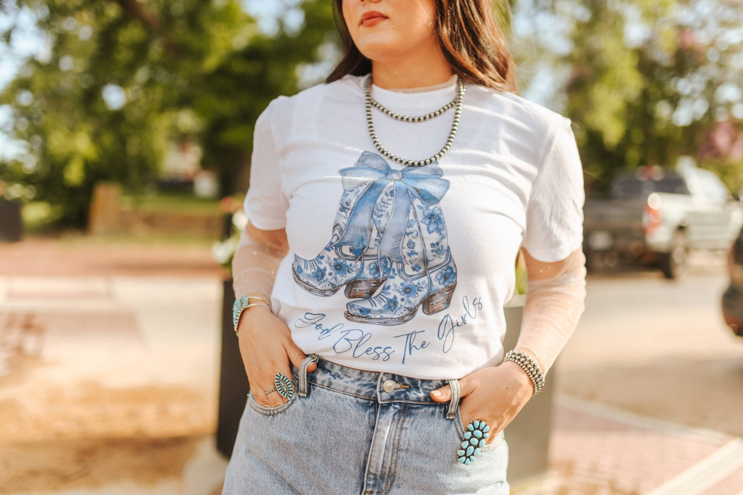 God Bless The Girls Graphic Tee