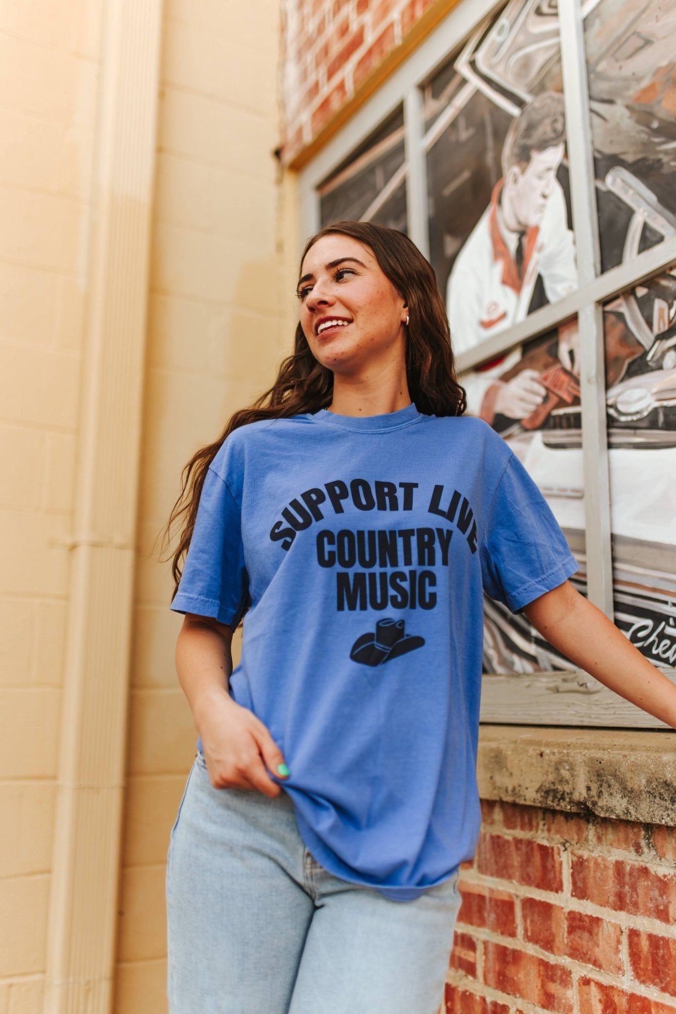Support Live Country Music Graphic Tee