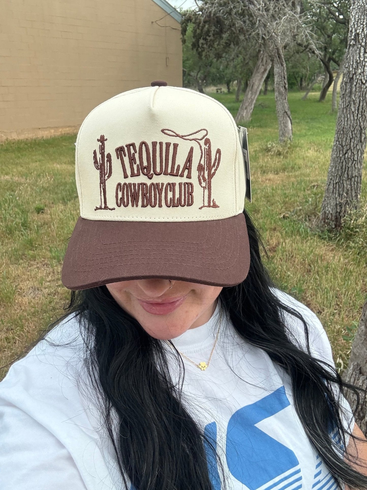 Tequila Cowboy Embroidered Trucker Hat