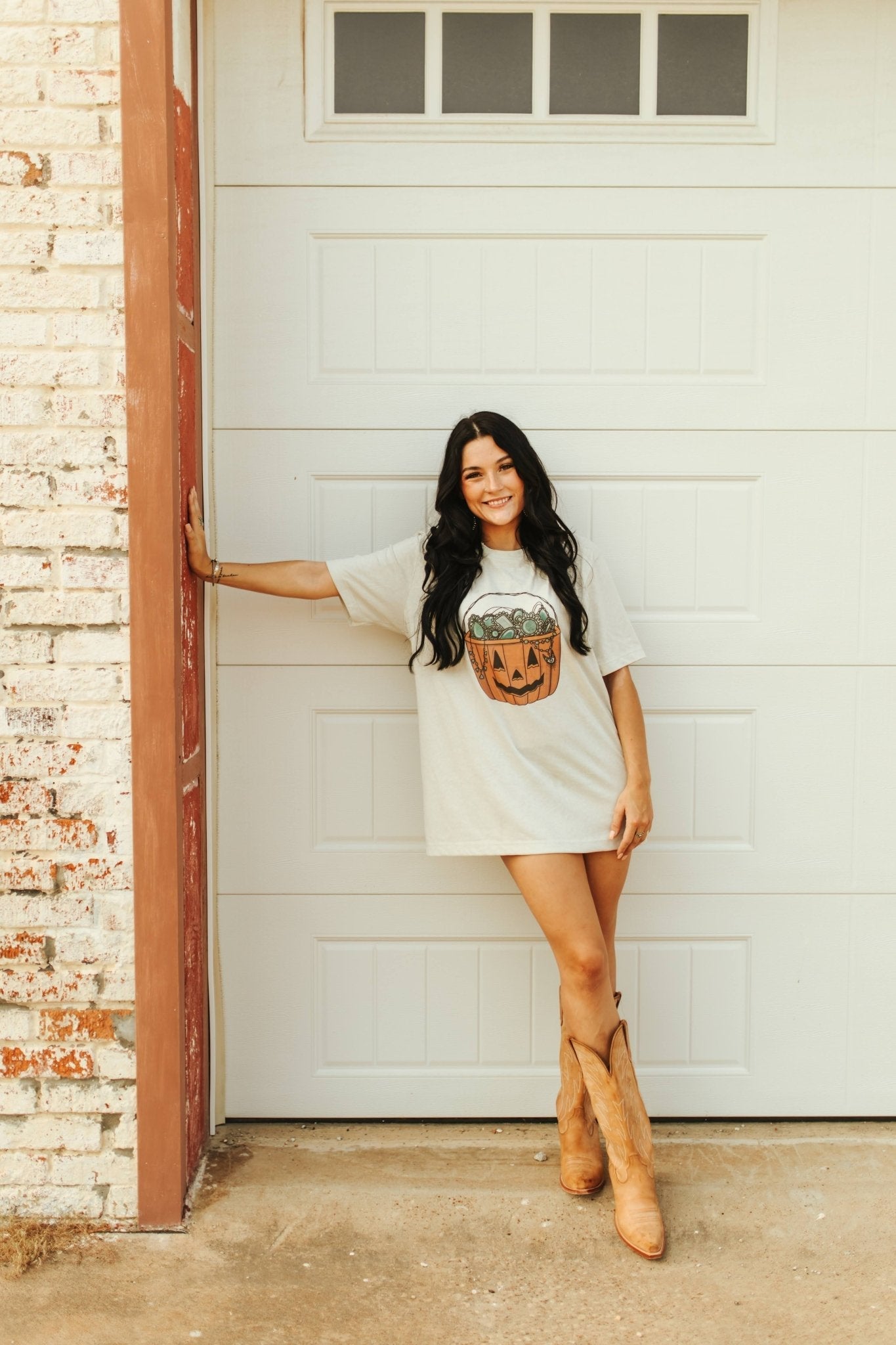 Turquoise Treats Halloween Graphic Tee