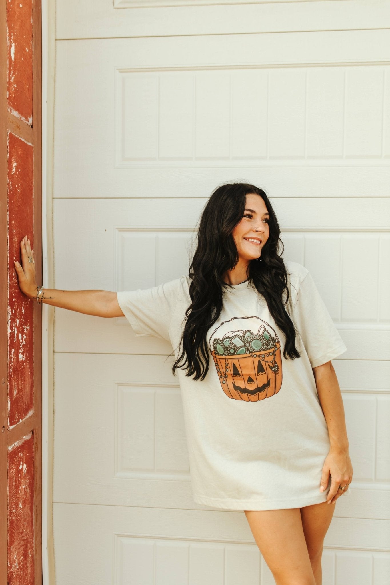 Turquoise Treats Halloween Graphic Tee
