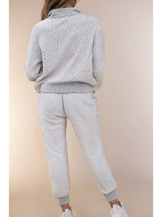 Quarter Zip Jogger Set