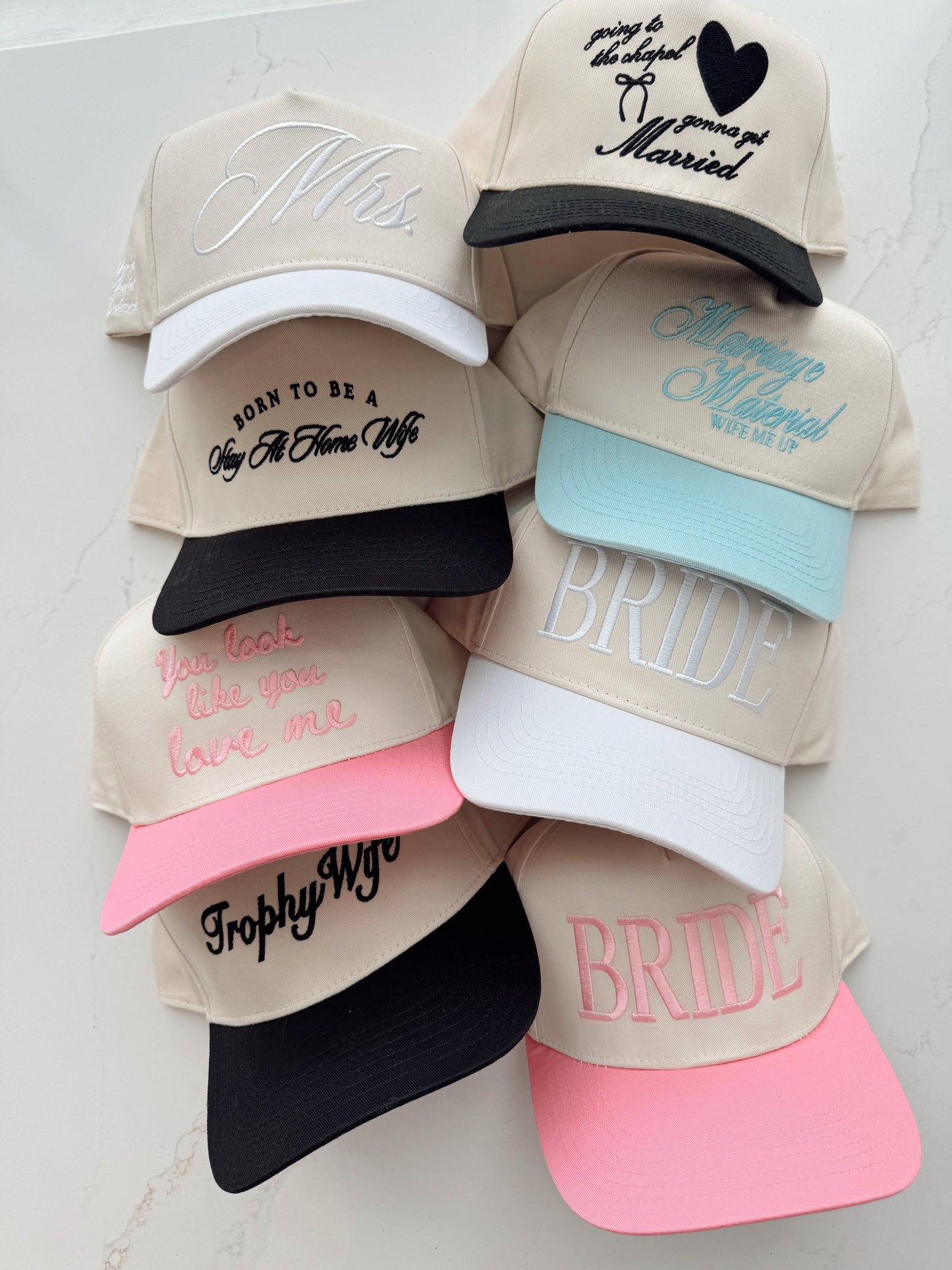 Trophy Wife - Black Vintage Trucker Hat