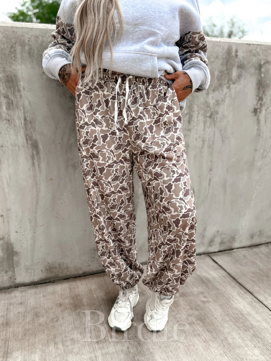 *PRE-ORDER* Camo Cloud Joggers