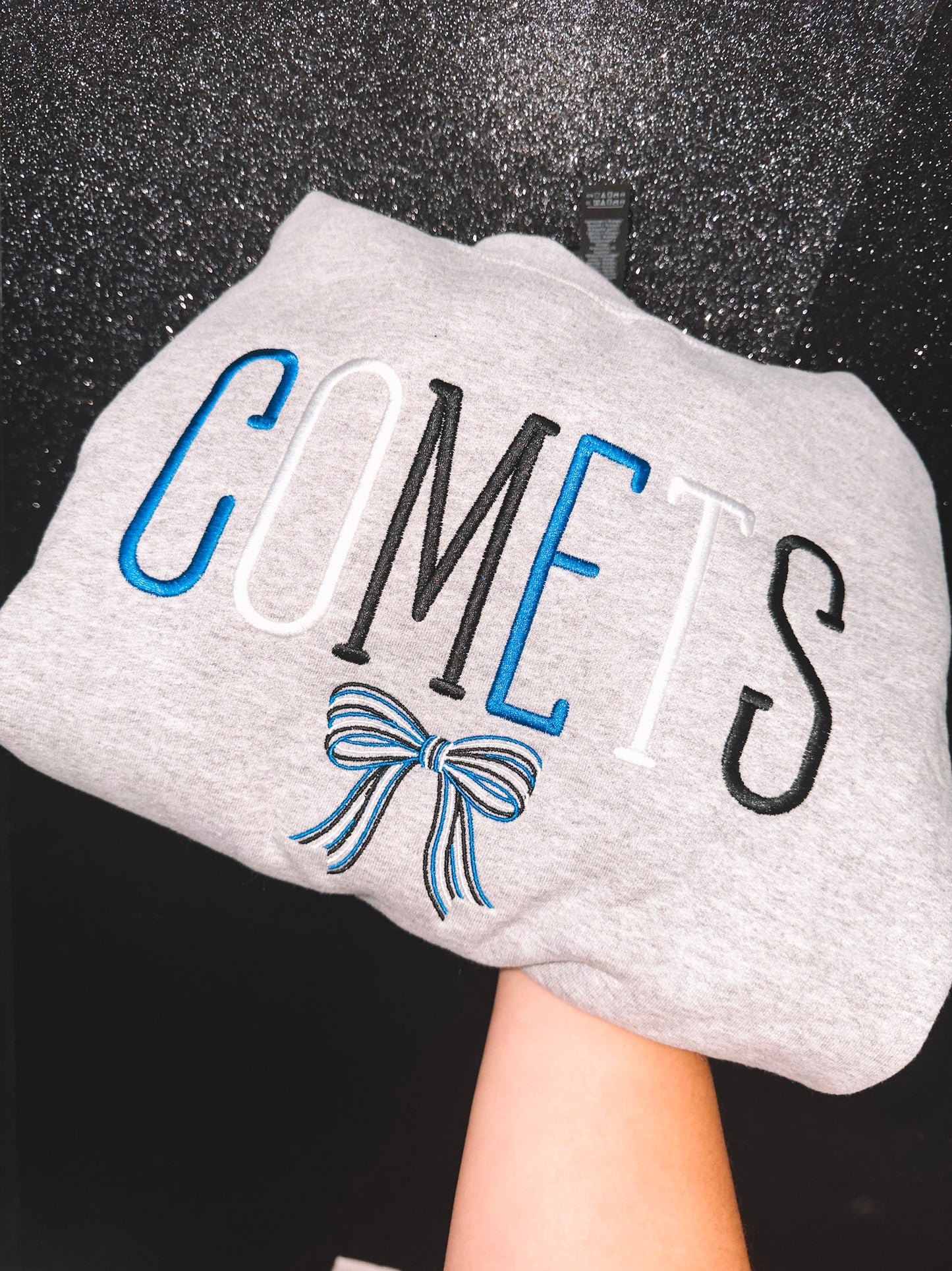 Embroidered Comet Crewneck Sweatshirt