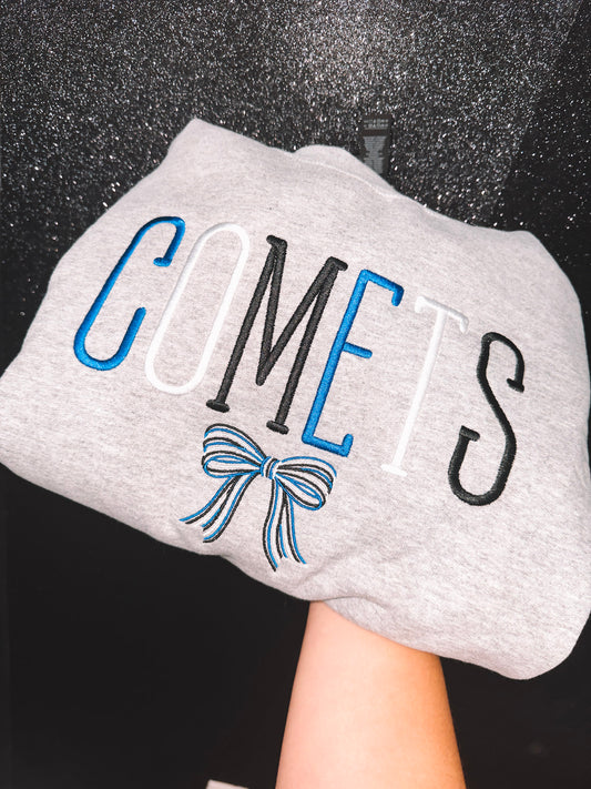 Embroidered Comet Crewneck Sweatshirt