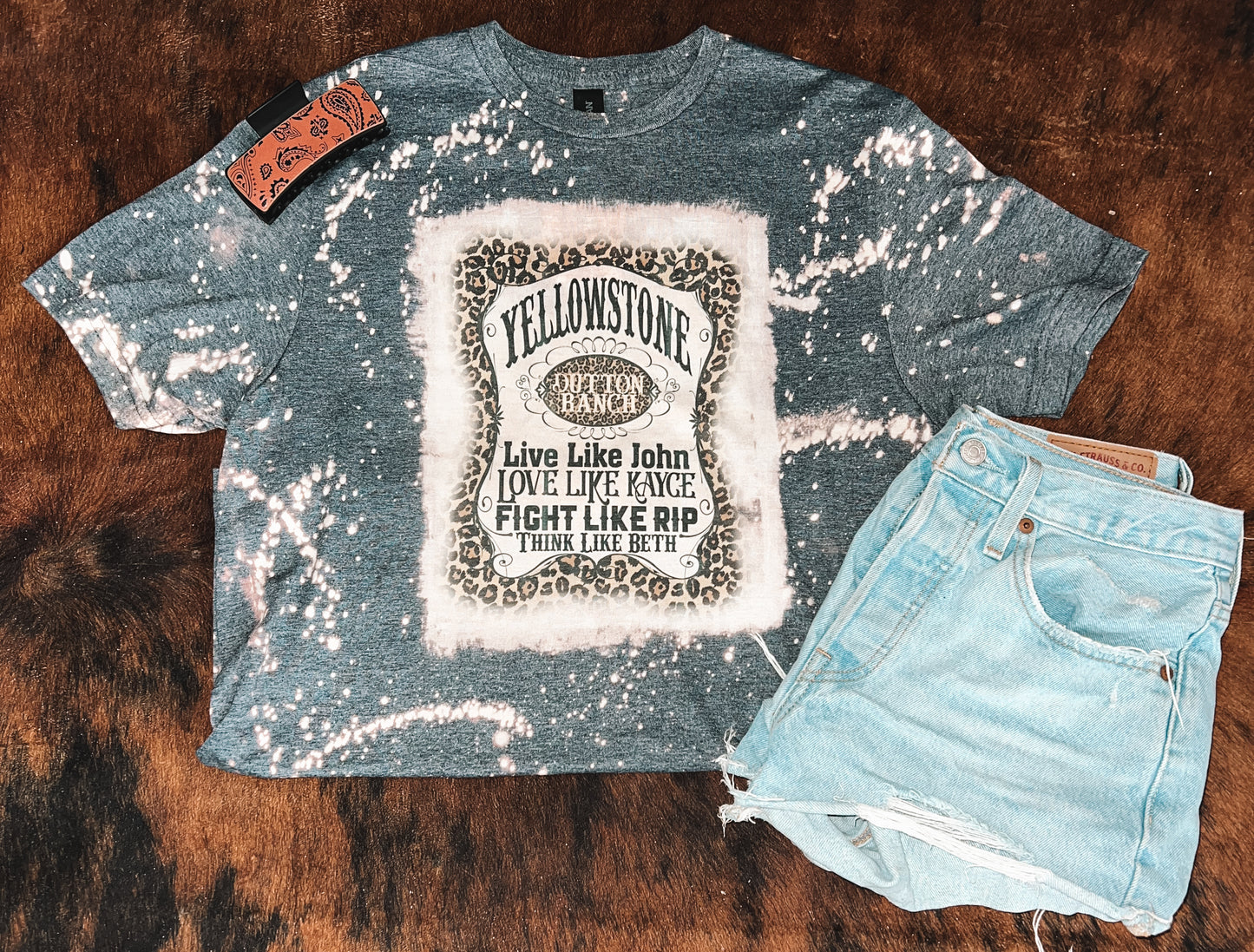 Yellowstone Bleached Tee