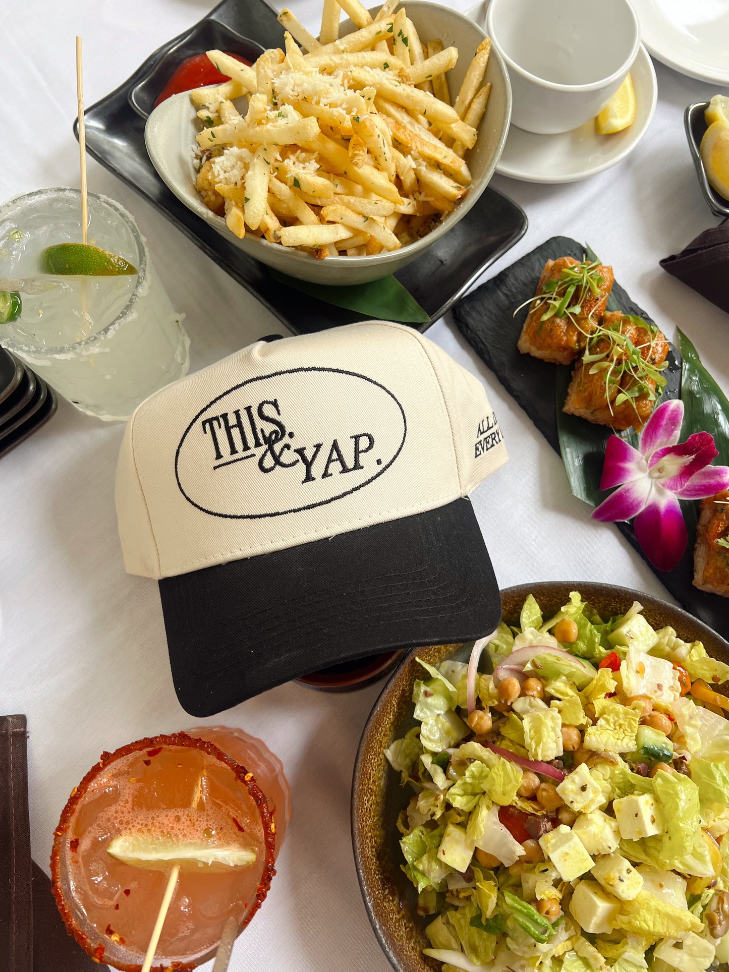 This & Yap - Black Vintage Trucker Hat