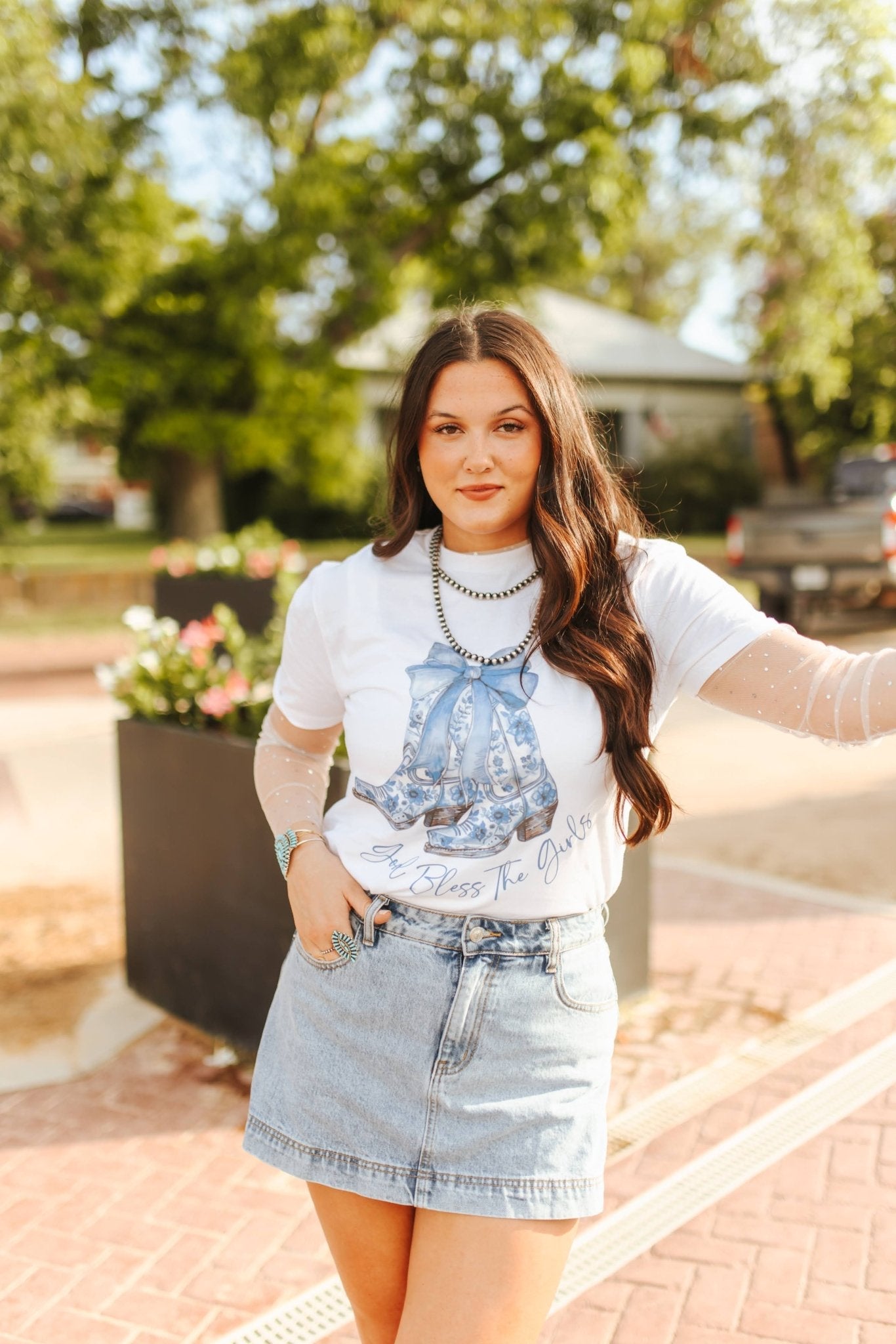 God Bless The Girls Graphic Tee
